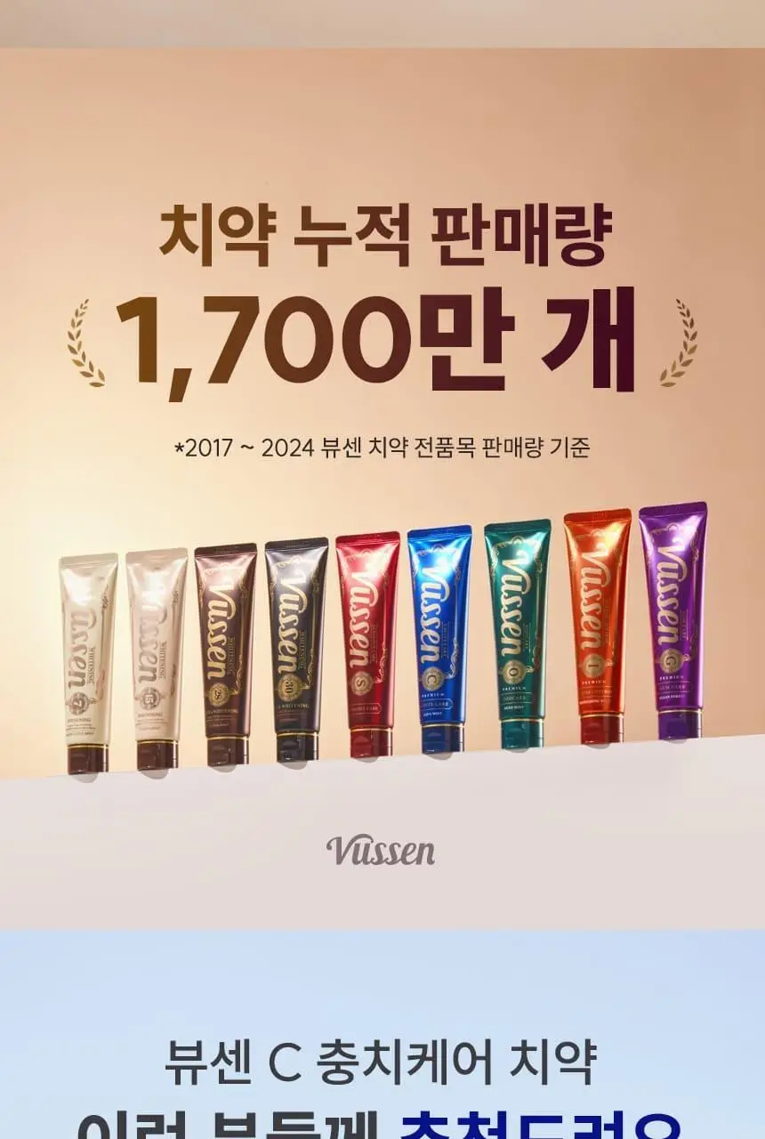 [대용량] 뷰센C 충치치약, 뷰센O 구취치약, 뷰센28 미백제 4개입 상세페이지 4